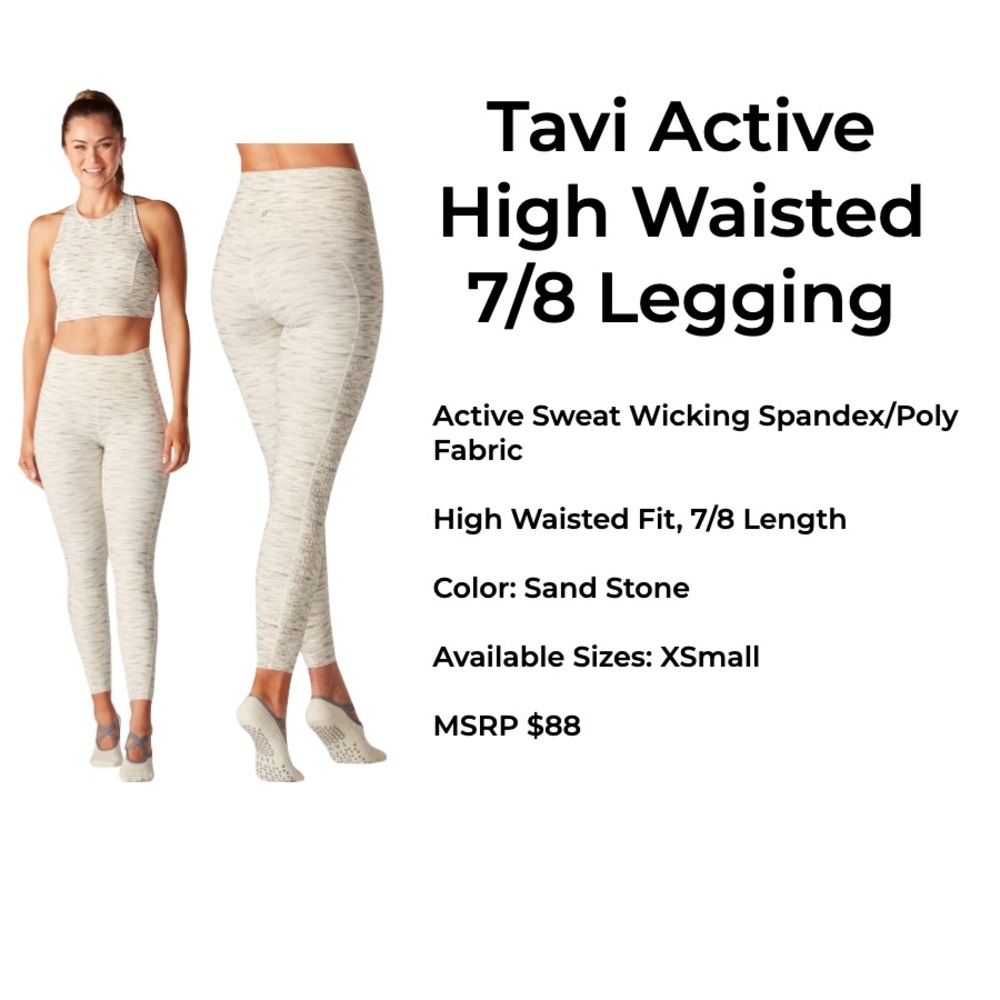 Tavi Active 7/8 High Waisted Leggings. NWT.